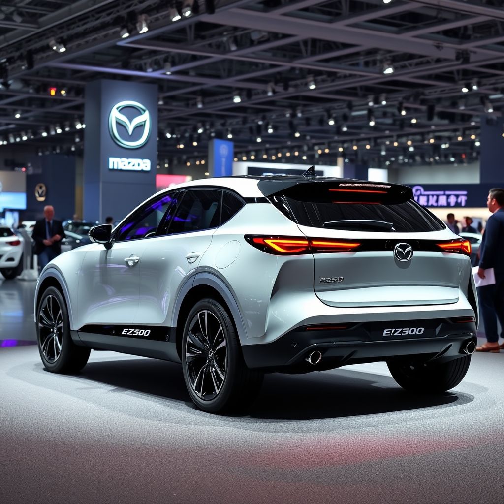 Mazda EZ60 โดดเด่นด้วยดีไซน์ SUV ไฟฟ้าและจอ 26 นิ้วที่งาน Shanghai Auto Show 2025